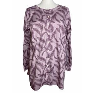 2/$25
 Small  S • Duluth Trading Shirt Wrinklefighter Tunic Blouse with Pockets